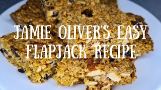 Jamie Olivers Easy Flapjack Recipe  Ready in Minutes [upl. by Ecirahc627]