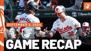 White Sox vs Orioles Game Highlights 9324  MLB Highlights  Baltimore Orioles [upl. by Llabmik]