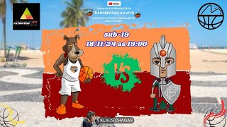 AO VIVO  JOGO DE BASQUETE  SODIÊ MESQUITA VS FLUMINENSE 4ªs DE FINAL SUB19 181124 [upl. by Chuu]