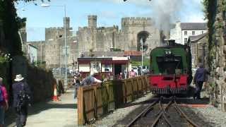 Welsh Highland Railway To Caernarfon Castle [upl. by Strohl]