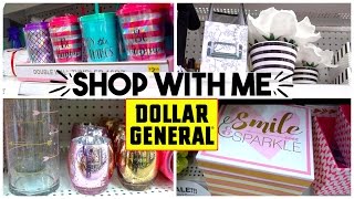 SHOP WITH ME  DOLLAR GENERAL  HOME DECOR  BRAND NAMES FOR CHEAP Sensational Finds [upl. by Koren]