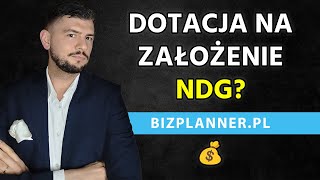 Dofinansowanie na działalność nierejestrowaną  Dotacja na działalność nierejestrowaną  Dotacje NDG [upl. by Zeus]