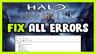 FIX Halo Infinite Crashing Freezing Not Launching Stuck amp Black Screen [upl. by Tacy764]