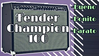 FENDER CHAMPION 100 2X12  RESEÑA [upl. by Larret488]