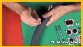 Come riparare una camera daria How to patch a bicycle inner tube [upl. by Veats]