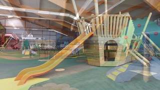 1200 m² IndoorSpielplatz im Familotel Sonnenhügel Bad Kissingen Bayern [upl. by Ahset]