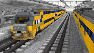 Minecraft Netherlands NS Trains Railfanning Animation [upl. by Bourque]