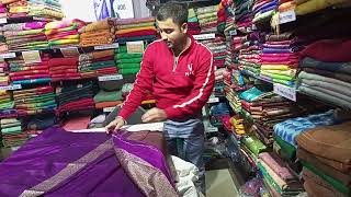 video  रेडीमेड साड़ी  readymade saree folding new video [upl. by Yevette354]