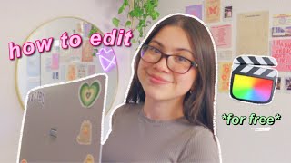 how to edit aesthetic youtube videos for free [upl. by Bettencourt]