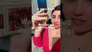 Dubai viral chocolate in Riyadh Saudia  bostani chocolates  madiharauf vlogs trending [upl. by Aerdno]