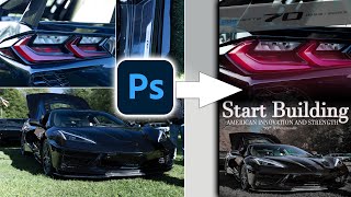 Car Poster Photoshop Tutorial [upl. by Ilaw]