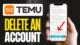 How To Delete Temu Account [upl. by Neersan]