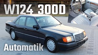 Mercedes W124 300D 1991 Automatik  Klima MBTex  904 blau 300 Diesel OM603 SOUND Oldtimer w124 [upl. by Nolana]