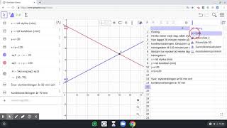 Geogebra  CAS  Ekvationssystem med algebraisk metod [upl. by Dryfoos]