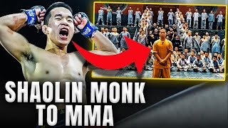 Former SHAOLIN MONK Xie Wei Is CRUSHING Opponents In MMA 🤯🥋 [upl. by Johnathan]