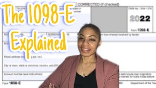 2023 Tax Tips for Students The 1098E Explained students taxes finance [upl. by Aehsal606]