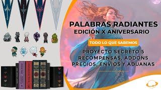 Palabras Radiantes edición X aniversario toda la info del backerkit [upl. by Chelsy]