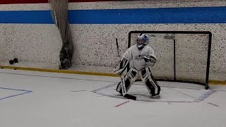 Goalie Drill Examples For Beginners [upl. by Sonstrom283]