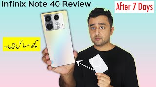 Infinix Note 40 Review After 7 Days  Some Serious Problems ⚠️ [upl. by Eissim]