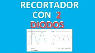 Tutorial Explicacion Recortador con 2 Diodos  Ejercicios Resueltos [upl. by Soilisav]