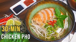 EASY Rotisserie Chicken Pho  Phở Gà Instant Pot [upl. by Ferri]