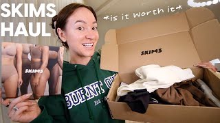 SKIMS Haul Whats REALLY Worth It Vlogmas Day 5 [upl. by Emoraj]