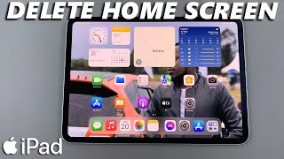 How To Delete Home Screen Pages On iPad [upl. by Nikos171]