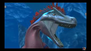 Dinosaur Battle Epic Championship Gd4 Rubeosaurus Vs Dilophosaurus [upl. by Miru]