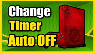 How to Change Automatic OFF Timer on Xbox One Easy Tutorial [upl. by Mitzi]