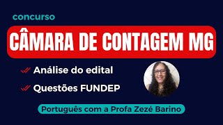 Português em questões FUNDEP Câmara de Contagem com a Professora Zezé Barino [upl. by Amer229]