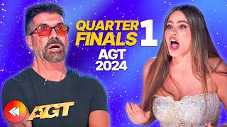 NEW Americas Got Talent ✨ Quarterfinals 1 ALL PERFORMANCES 🤩  AGT 2024 🇺🇸 [upl. by Etnuahc]