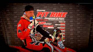 CHAMPIONNAT DE FRANCE PIT BIKE 2015 MINIVIEW Killian Cottereau [upl. by Alletsyrc]