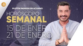 HORÓSCOPO SEMANAL del 15 al 21 de Enero Alfonso León Arquitecto de Sueños [upl. by Anadal]