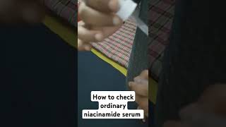 How to check ordinary niacinamide serum original VS fake 🤥 [upl. by Hamann125]