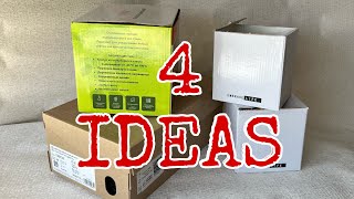 4 AMAZING DIY STORAGE BASKETS  DO NOT THROW BOXES [upl. by Akived433]