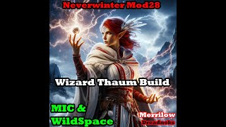 Wizard Thaum Build  MIC amp Wildspace  Neverwinter Mod 28 [upl. by Geraldina]