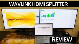 How to use Multiple Screens with an M1 MacBook  Wavlink USB to dual HDMI Splitter [upl. by Gardol333]