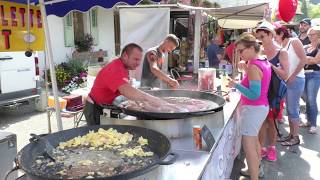 Les AillonsMargériaz  Foire dAillonlejeune et son potaufeu traditionnel [upl. by Llain366]