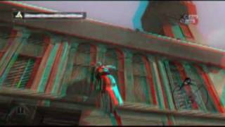 Assassins Creed PC  3D anaglyph redcyan iZ3D driver [upl. by Mela]