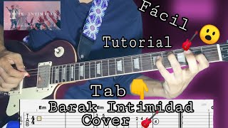 Intimidad  Barak  Tutorial Guitarra eléctrica 🎸 [upl. by Ociram188]