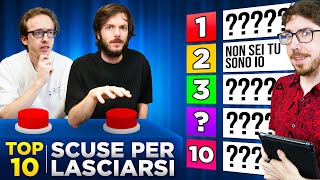 TOP 10 Scuse usate per lasciare  7 [upl. by Eelirak]