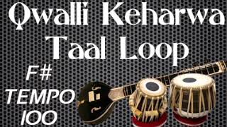 Best Qwalli Tabla Loop  Taal Keharwa Scale F  100 BPM  Gaurav Anmol Music  Rythem [upl. by Bulley]