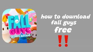 How to get Fall Guys on mobile iPhone outside of Eu [upl. by Frisse]