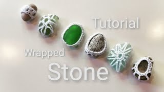 DIY Crochet pebble wrapped Stone tutorialjute Stone ideas 2021كروشيه تغليف احجار crochet trend [upl. by Schlenger308]