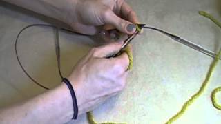 How to knit on two circular needles [upl. by Oran27]