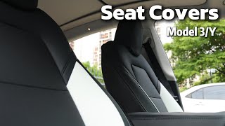 EVBASE Model 3Y Seat covers NAPPA Leather Simplicity with a Sense of Luxury tesla [upl. by Arrait96]