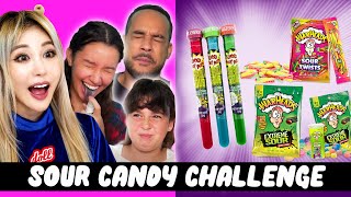 Impossible sour candy challenge Wengie Challenges YOU EP 4 [upl. by Graf507]