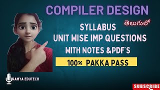 compiler design unit wise imp questions for both autonomous and jntu [upl. by Juan]