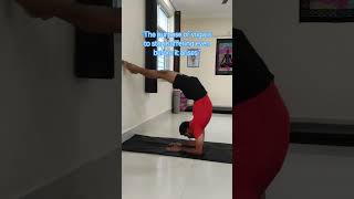 Advance Yoga Practice With Bhuvi hathyoga peace muscle backbend yogasana chakrasanavariation [upl. by Ennayram]