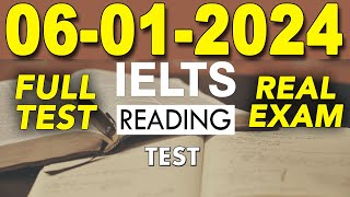 IELTS READING PRACTICE TEST 2023 WITH ANSWER  06012024 [upl. by Lohrman964]